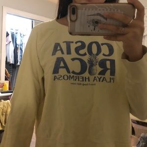 Ralph Lauren yellow costa rica sweatshirt